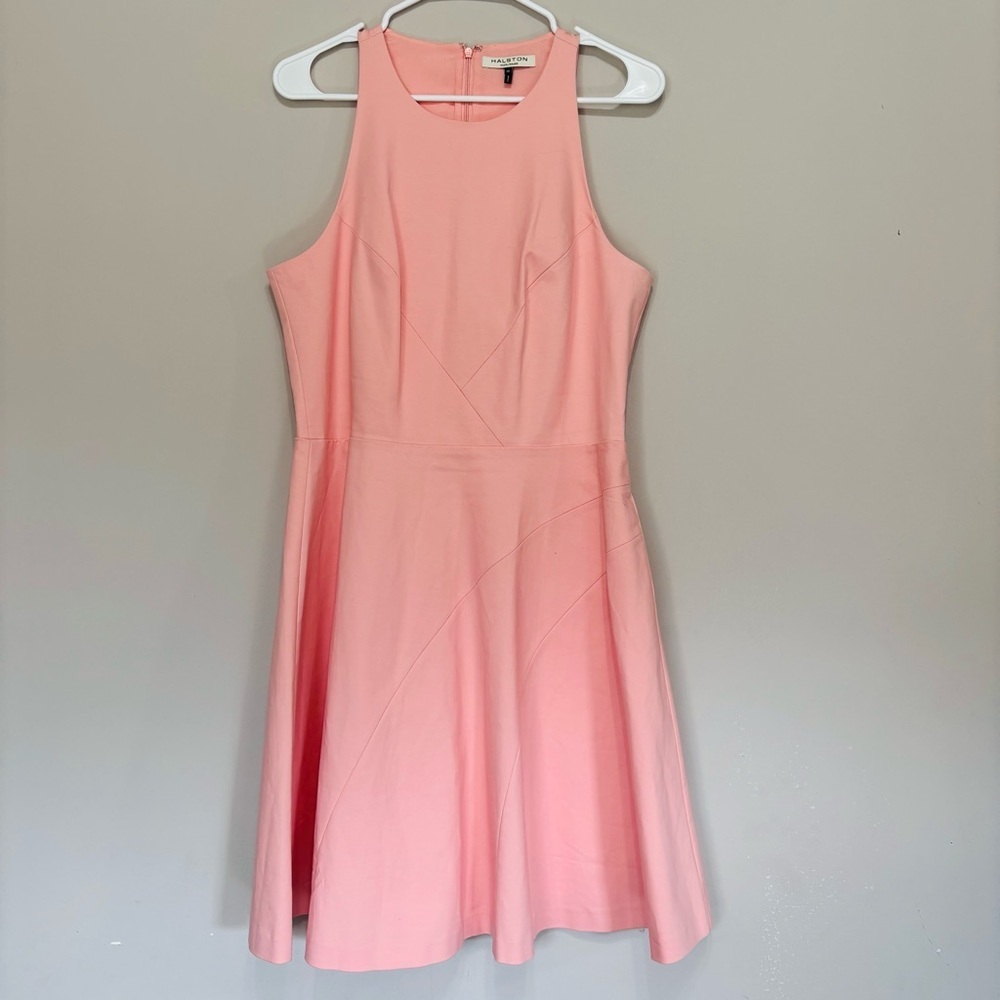 Halston Heritage Pink Sleeveless Dress
